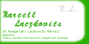 marcell laczkovits business card